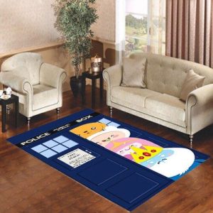 Adventurre Time Character Dr Who Tardis Living Room Carpet Rugs Area Rug For Living Room Bedroom Rug Home Decor