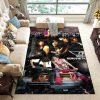 Aerosmith American Rock Band Steven Tyler Singing Vintage Living Room Area Rug Carpet Kitchen Rug Home Decor