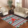 Air Jordan Aztec Pattern Living Room Carpet Rugs Area Rug For Living Room Bedroom Rug Home Decor