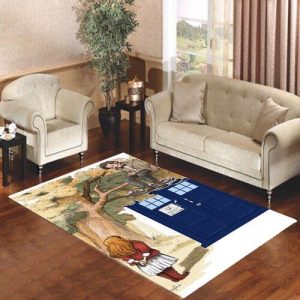 Alice In Wonderland And Tardis Doctor Who Living Room Carpet Rugs Area Rug For Living Room Bedroom Rug Home Decor