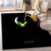 Alien 1979 Rug Art Painting Movie Rugs Floor Decor Home Decor Area Rug For Living Room Bedroom Rug Home Decor
