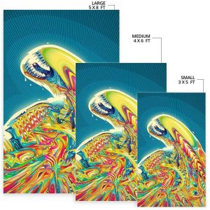 Alien Ali1002 Aliens Xenomorph Abstract Art Matting Area Rug Carpet Area Rug For Living Room Bedroom Rug Home Decor