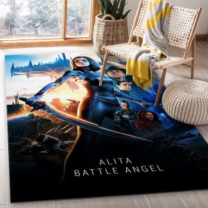 Alita Battle Angel 2019 Rug Movie Rug Christmas Gift Us Decor