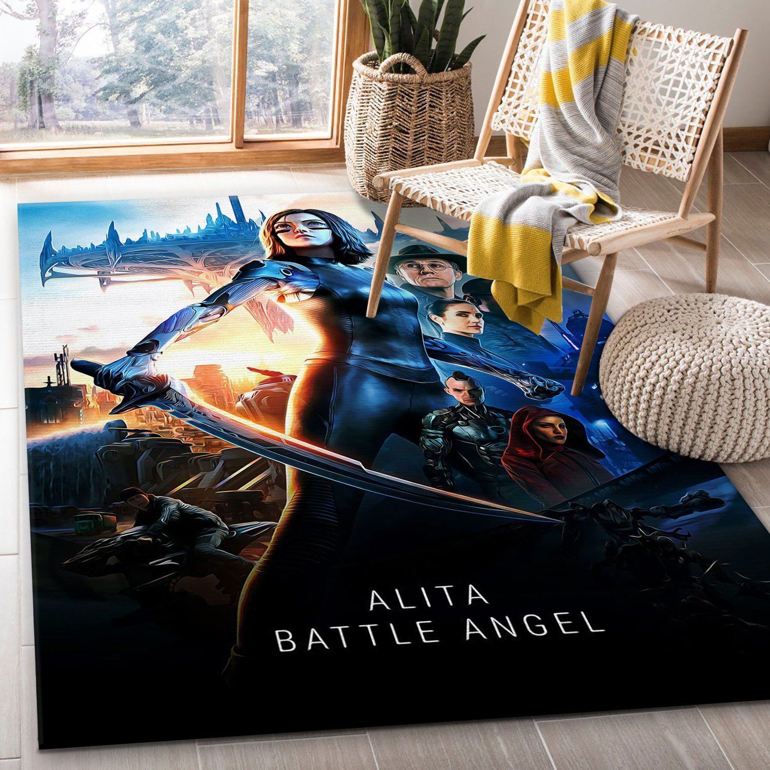 Alita Battle Angel 2019 Rug Movie Rug Christmas Gift Us Decor Alita Battle Angel 2019 Rug Movie Rug Christmas Gift Us Decor