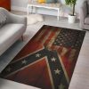 American Confederate Flag Area Rug Carpet Carpets Area Rug For Living Room Bedroom Rug Home Decor