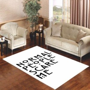 American Horror Story Normal People Scare Me Living Room Carpet Rugs Area Rug For Living Room Bedroom Rug Home Decor