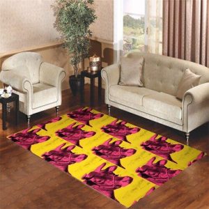 Andy Warhol Wallpaper Cow Living Room Carpet Rugs Area Rug For Living Room Bedroom Rug Home Decor