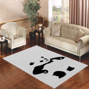 Angry Mommy Panda Living Room Carpet Rugs Area Rug For Living Room Bedroom Rug Home Decor