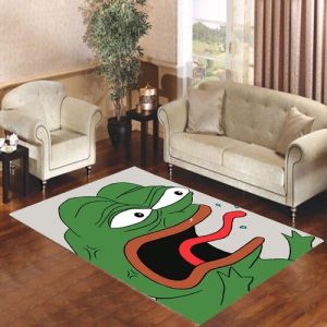 Angry Pepe The Frog Living Room Carpet Rugs Area Rug For Living Room Bedroom Rug Home Decor