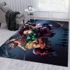 Anime Demon Slayer V1 Rug Bedroom Rug Us Gift Decor Area Rug For Living Room Bedroom Rug Home Decor