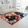 Anime Demon Slayer V5 Rug Living Room Rug Us Gift Decor Area Rug For Living Room Bedroom Rug Home Decor