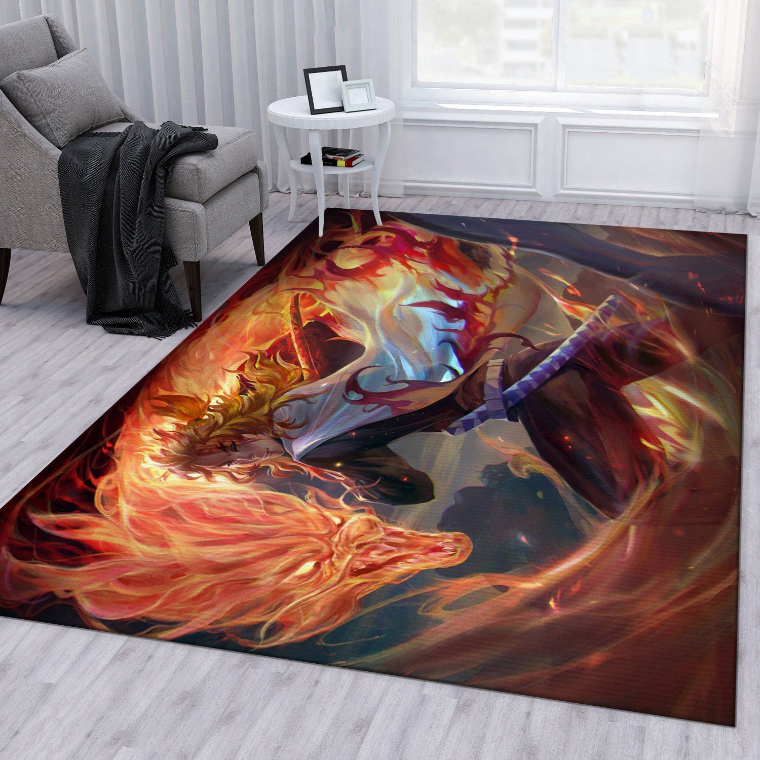 Anime Demon Slayer V8 Area Rug Living Room Rug Christmas Gift Us Decor Anime Demon Slayer V8 Area Rug Living Room Rug Christmas Gift Us Decor