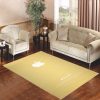 Apple Logo Gold White Living Room Carpet Rugs Area Rug For Living Room Bedroom Rug Home Decor