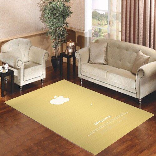 Apple Logo Gold White Living Room Carpet Rugs Area Rug For Living Room Bedroom Rug Home Decor Apple Logo Gold White Living Room Carpet Rugs Area Rug For Living Room Bedroom Rug Home Decor