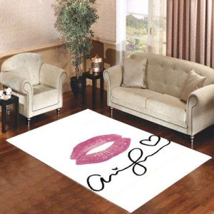 Ariana Signature Lips Pattern Living Room Carpet Rugs Area Rug For Living Room Bedroom Rug Home Decor