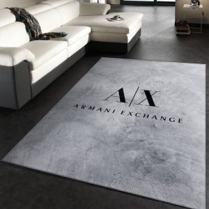 Armani Exchange Rug Fashion Brand Rug Christmas Gift Decor Area Rug For Living Room Bedroom Rug Home Decor
