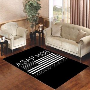 Asap Rocky Mob Lords Never Worry Living Room Carpet Rugs Area Rug For Living Room Bedroom Rug Home Decor