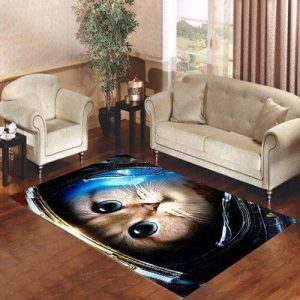 Astronaut Cat Living Room Carpet Rugs Area Rug For Living Room Bedroom Rug Home Decor