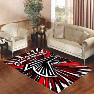 Atlanta Falcon Red Graphic Living Room Carpet Rugs Area Rug For Living Room Bedroom Rug Home Decor