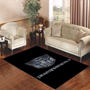 Autobot Silver 2 Logo Transformers Movies Living Room Carpet Rugs Area Rug For Living Room Bedroom Rug Home Decor