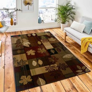 Autumn Bliss Rug Rustic Cabin & Lodge Area Rug Living Room Rug