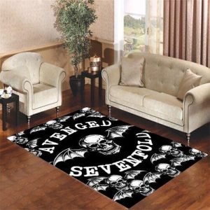 Avenged Sevenfold Logo Living Room Carpet Rugs Area Rug For Living Room Bedroom Rug Home Decor