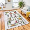 Baby City Map Roads Cars Area Carpet Rug Nursery Rug Room Decor
