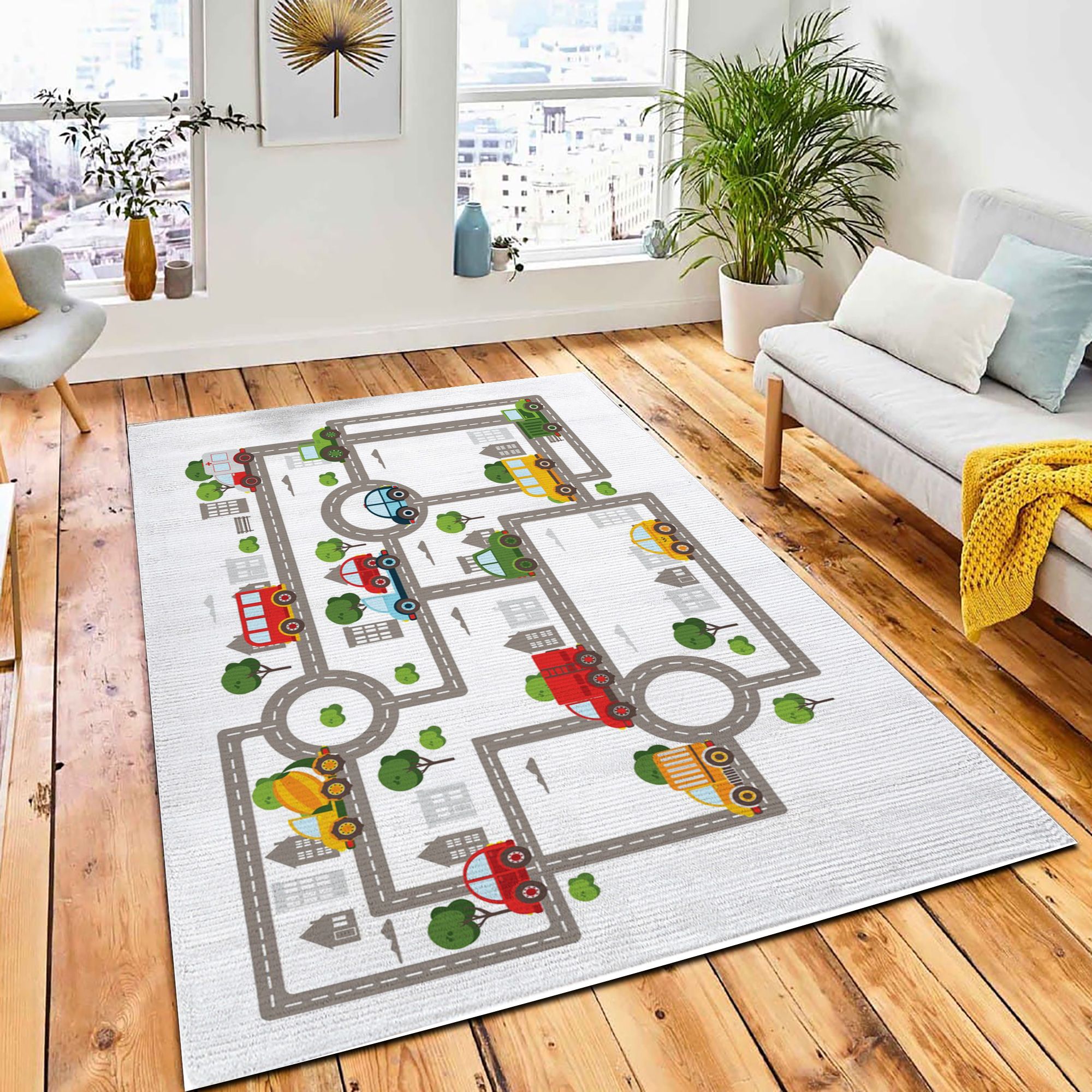 Baby City Map Roads Cars Carpet Rug Nursery Rug Home Decor Baby City Map Roads Cars Carpet Rug Nursery Rug Home Decor