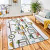 Baby City Map Roads Transport Rug Carpet City Rug Room Decor