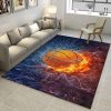 Baketball Area Rugs Living Room Carpet Christmas Gift Floor Decor The Us Decor