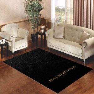 Balenciaga Paris Black Living Room Carpet Rugs Area Rug For Living Room Bedroom Rug Home Decor