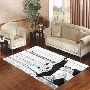 Banksy Graffiti Panda Living Room Carpet Rugs Area Rug For Living Room Bedroom Rug Home Decor