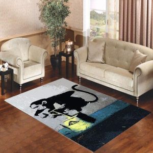 Banksy Monkey Detonator Living Room Carpet Rugs Area Rug For Living Room Bedroom Rug Home Decor