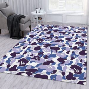Bape Area Rug For Christmas Fashion Brand Rug Bedroom Rug Home Decor Floor Decor