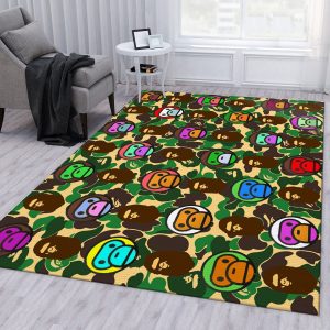 Bape Area Rug For Christmas Living Room Rug Us Gift Decor Area Rug For Living Room Bedroom Rug Home Decor