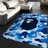 Bape Camo Monkey Hypebeast Area Rugs Living Room Rug Christmas Gift Decor Area Rug For Living Room Bedroom Rug Home Decor