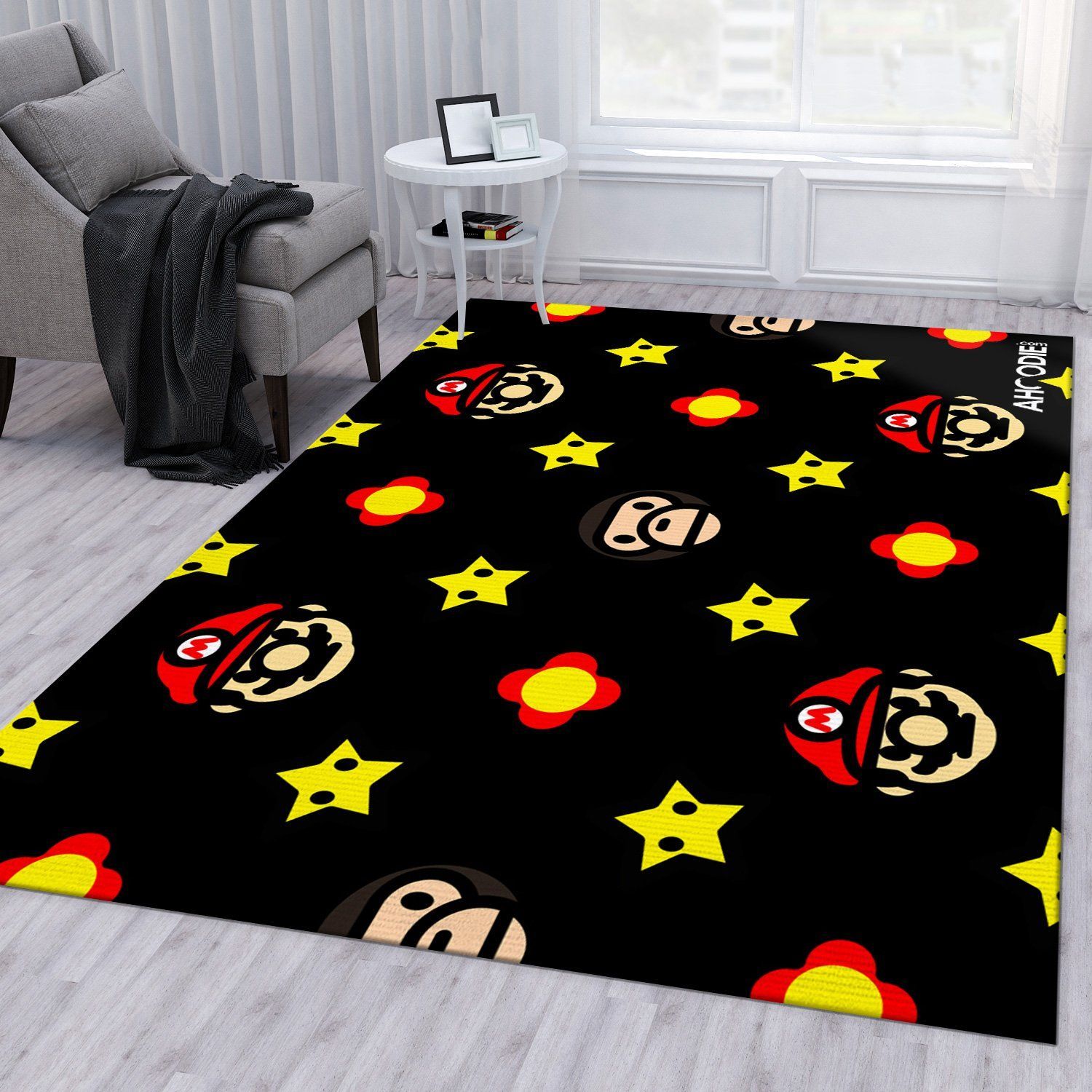Bape Ft Mario Area Rug For Christmas Living Room Rug Home Decor Area Rug For Living Room Bedroom Rug Home Decor Bape Ft Mario Area Rug For Christmas Living Room Rug Home Decor Area Rug For Living Room Bedroom Rug Home Decor