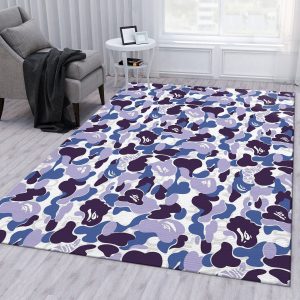 Bape Ver5 Fashion Brand Area Rug Bedroom Rug Floor Decor Home Decor Area Rug For Living Room Bedroom Rug Home Decor