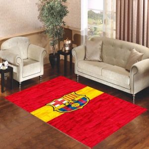 Barcelona Soccer Logo Brick Living Room Carpet Rugs Area Rug For Living Room Bedroom Rug Home Decor