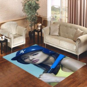 Baseball Girl Living Room Carpet Rugs Area Rug For Living Room Bedroom Rug Home Decor