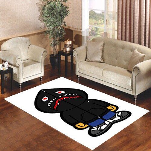 Bathing Ape Bape Shark Living Room Carpet Rugs Area Rug For Living Room Bedroom Rug Home Decor Bathing Ape Bape Shark Living Room Carpet Rugs Area Rug For Living Room Bedroom Rug Home Decor