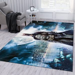 Batman Moon Movie Area Rug Bedroom Rug Floor Decor Home Decor Area Rug For Living Room Bedroom Rug Home Decor