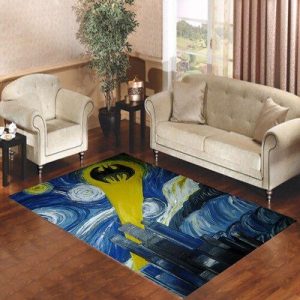 Batman Signal Starry Nite Living Room Carpet Rugs Area Rug For Living Room Bedroom Rug Home Decor