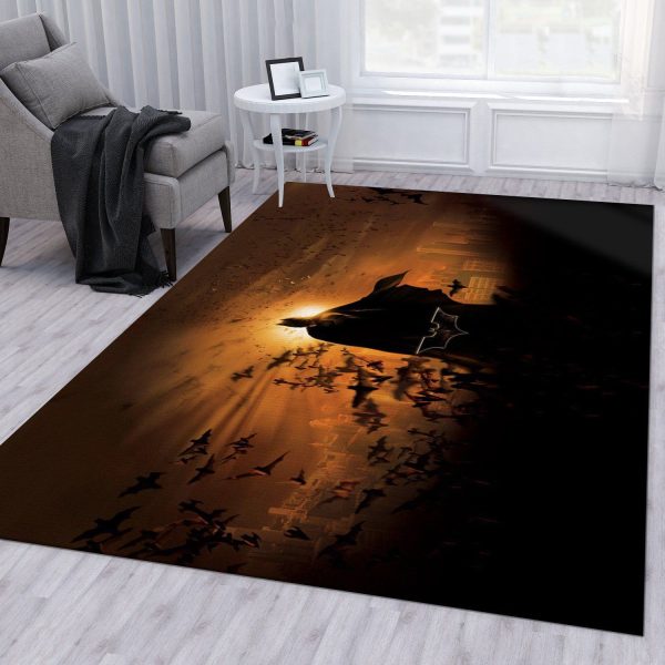 Batman Ver3 Dc Comic Area Rug Living Room Rug Home Decor Floor Decor