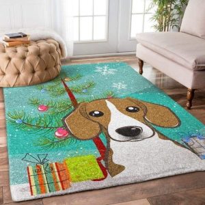 Beagle Christmas Hn1010016R Rug Home Decoration – Floor Decor The Us Decor