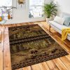 Bear Creek Falls Area Rug Rustic Cabin & Lodge Area Rug Home Decor Rug