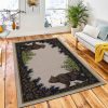 Bear Duo Area Rug Rustic Cabin & Lodge Area Rug Bedroom Rug