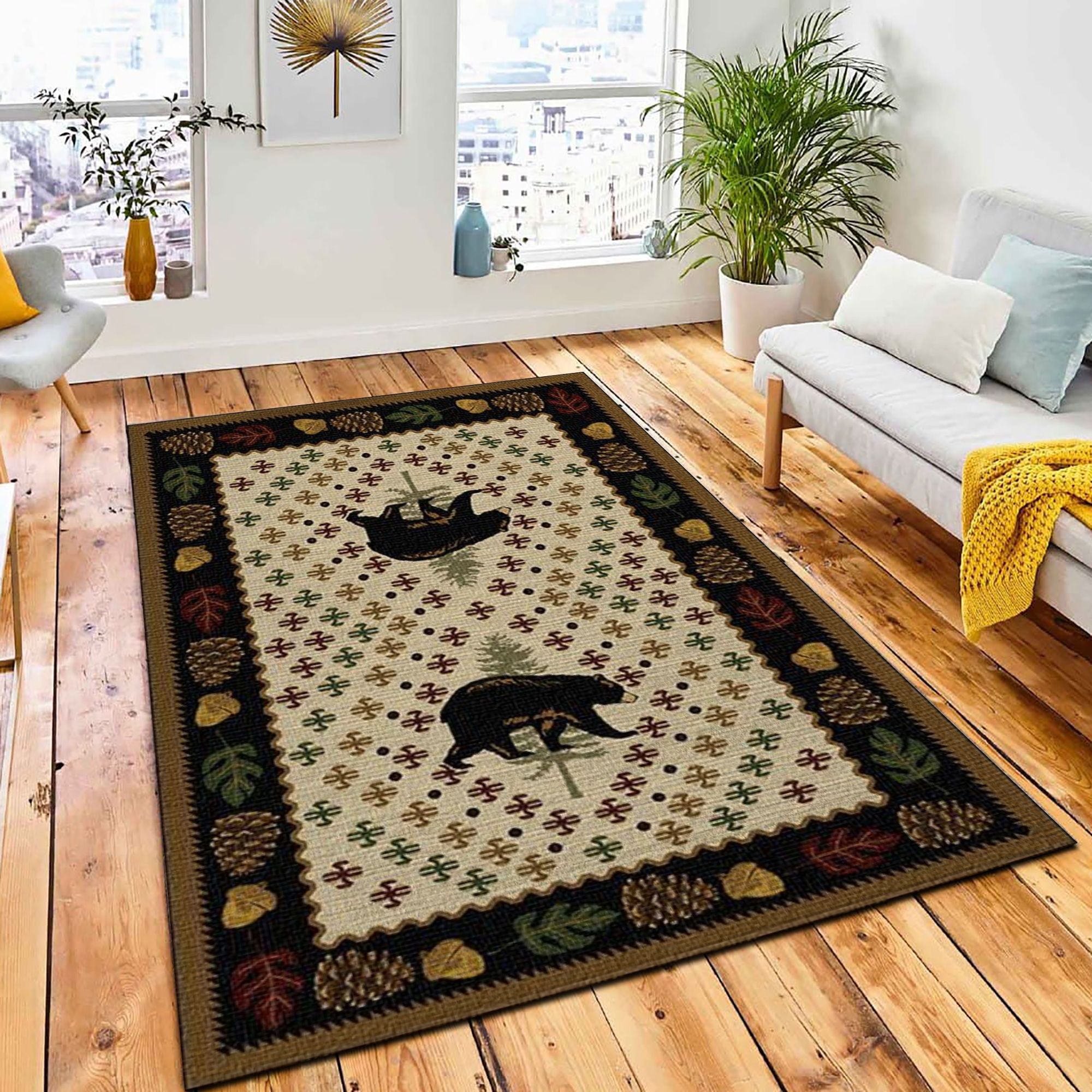 Bear Ridge Natural Area Rug Rustic Cabin & Lodge Area Rug Home Decor Rug Bear Ridge Natural Area Rug Rustic Cabin & Lodge Area Rug Home Decor Rug