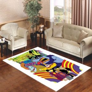 Beatles Yellow Submarine Poster Living Room Carpet Rugs Area Rug For Living Room Bedroom Rug Home Decor