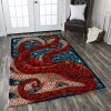 Beautiful Octopus Rectangle Td79820 Rug Carpet Area Rug For Living Room Bedroom Rug Home Decor